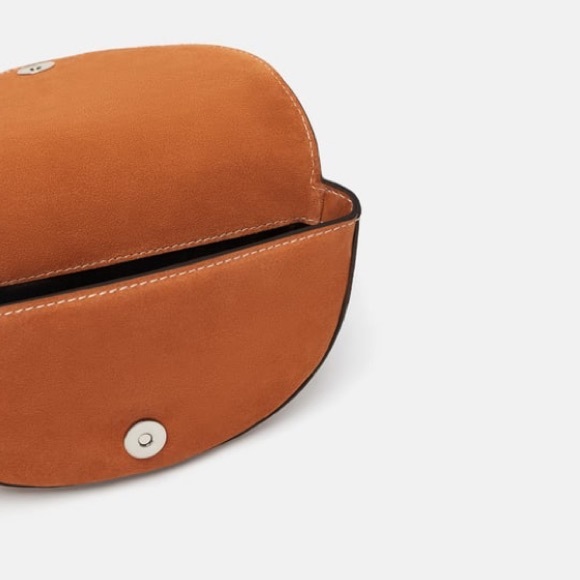 NWT Zara Contrasting Leather Belt Bag - Picture 6 of 8